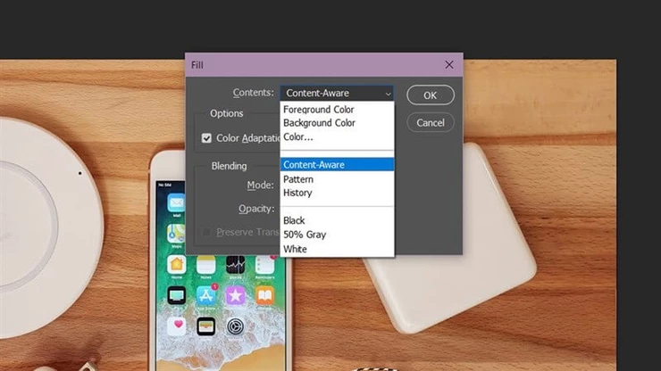 remove element from image